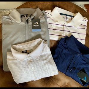 Golf BUNDLE jacket and 3 shirts CALLAWAY